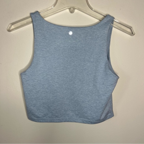 Yogalicious Lux Light Blue Gray Tank Fitness Casual Size Small - Picture 2 of 7